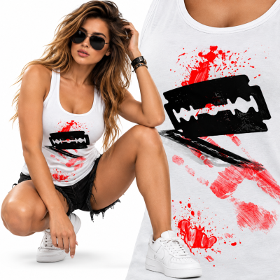 TANK TOP DAMSKI HORROR BLOOD